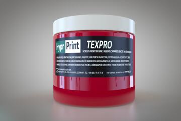 Encre de sérigraphie HyprPrint TEXPRO Rouge framboise