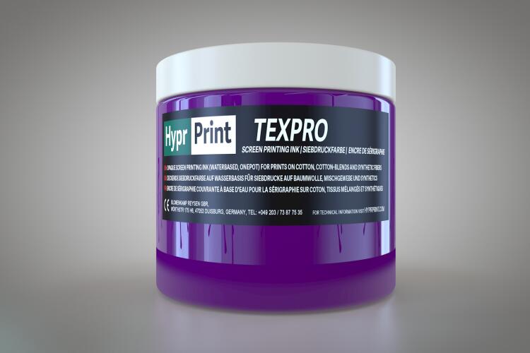 Encre de sérigraphie HyprPrint TEXPRO Bleu-violet