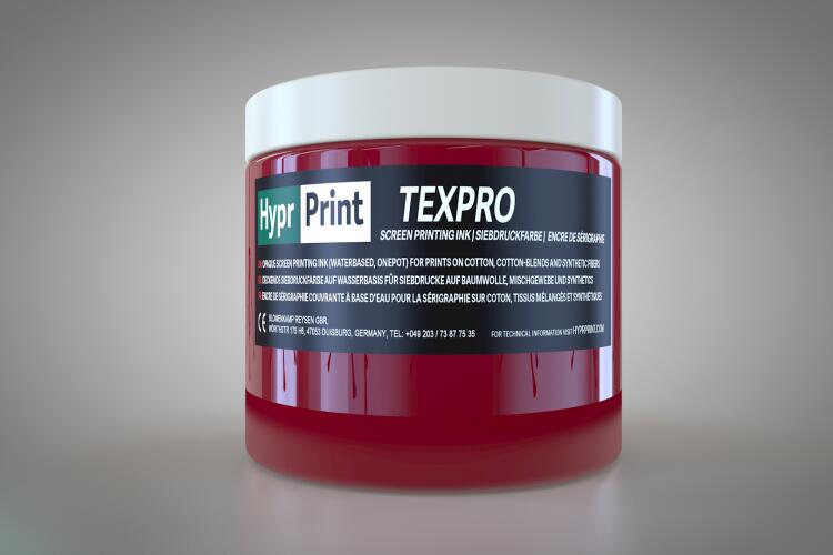Encre de sérigraphie HyprPrint TEXPRO Magenta - CMYK 250ml